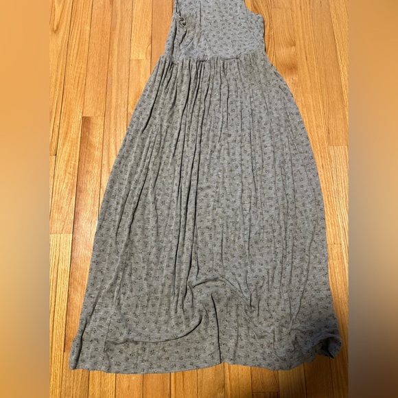 DRA Sleeveless Gray Floral Pattern Maxi Dress Size XS - Picture 9 of 10